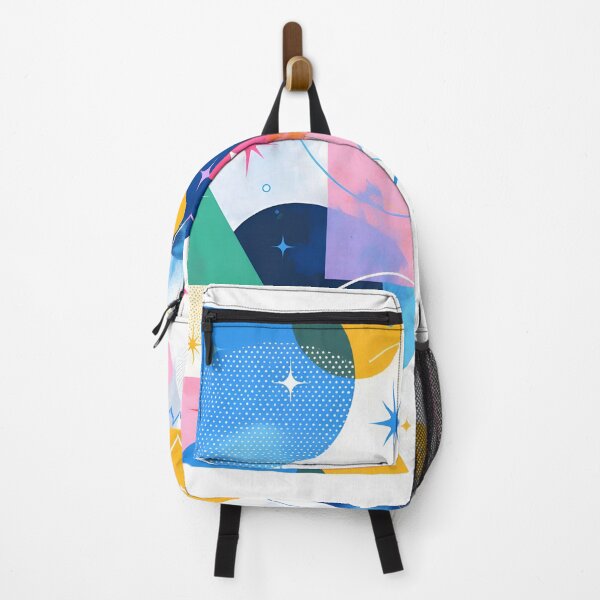 Item preview, Retro Pop Cosmic Abstract - Vibrant Geometric Shapes and Stars designed and sold by Flow19.