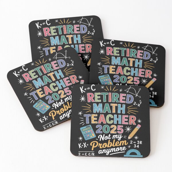 Item preview, Retired Math Teacher 2025 Not My Problem Anymore Retirement designed and sold by CombatTask.