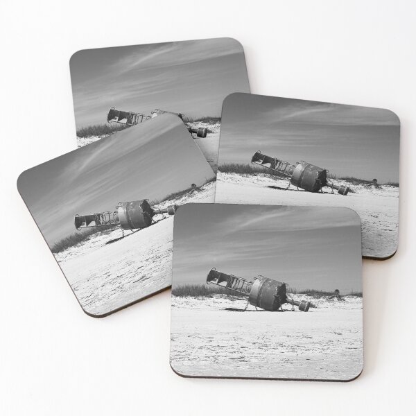 Item preview, Buoy at the beach in black and white designed and sold by TcDorsey88.