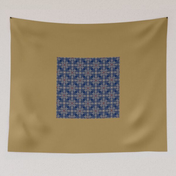 Item preview, Azure Silk Lattice Tile designed and sold by Tinaartth .