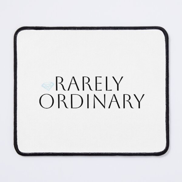 Item preview, Rarely Ordinary – Minimal Luxury Quote Sticker designed and sold by houlocomx.