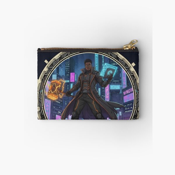 Item preview, Cyberpunk Forge-Lord Techno-Shaman Emblem designed and sold by Ekracreatives.