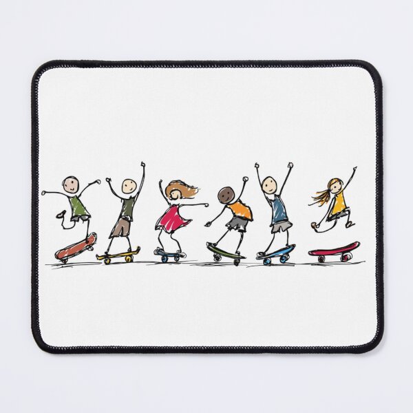 Item preview, Stick men Friends On Boards designed and sold by OrphanSktboards.