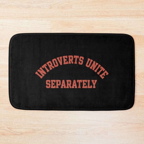 Item preview, Introverts Unite Separately Funny Collegiate Graphic designed and sold by Silent Watch Threads..