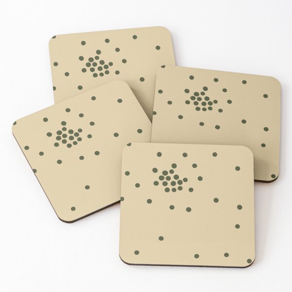 Item preview, Dancing Dots in Khaki and Green designed and sold by LAEC-Shop.
