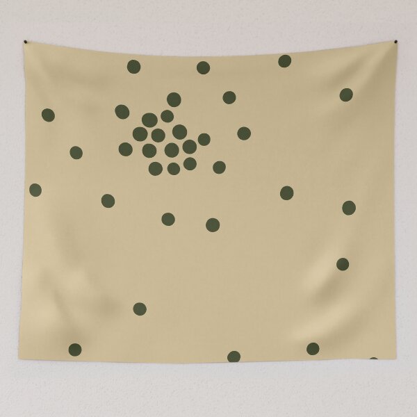 Item preview, Dancing Dots in Khaki and Green designed and sold by LAEC-Shop.