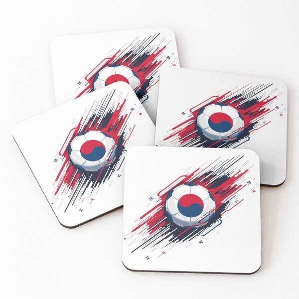 Item preview, Kicking Soccer Ball Design | Red & Blue Motion Football Graphic designed and sold by YASboutik.