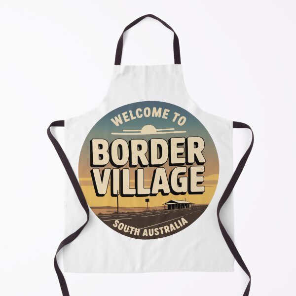 Item preview, Welcome to Border Village — Nullarbor Roadhouse Travel Sticker designed and sold by Random Designs.