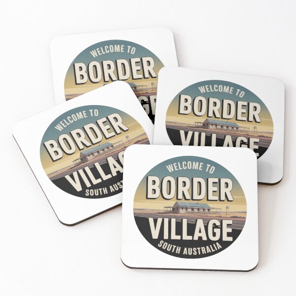 Item preview, Border Village — Nullarbor Roadhouse Travel Sticker designed and sold by Random Designs.