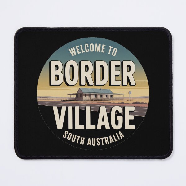 Item preview, Border Village — Nullarbor Roadhouse Travel Sticker designed and sold by Random Designs.