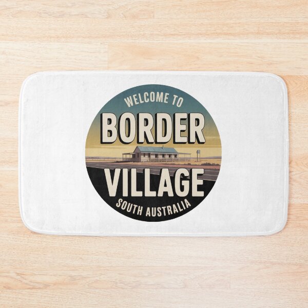 Item preview, Border Village — Nullarbor Roadhouse Travel Sticker designed and sold by Random Designs.