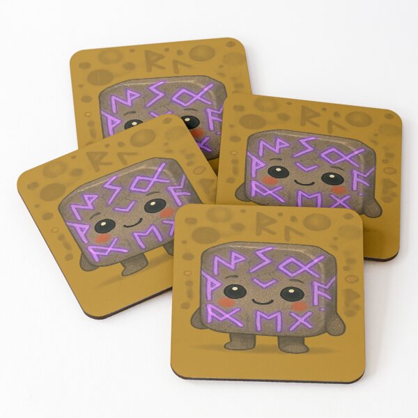 Item preview, Runic Chibi The Ancient Stone Guardian designed and sold by Ecosetereos.