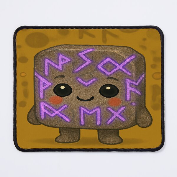 Item preview, Runic Chibi The Ancient Stone Guardian designed and sold by Ecosetereos.
