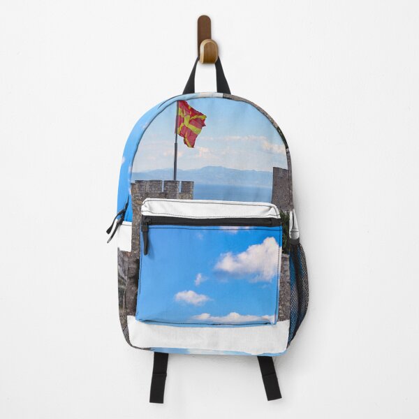 Item preview, Samuel's Fortress with Macedonian flag, Ohrid, North Macedonia designed and sold by goceris.