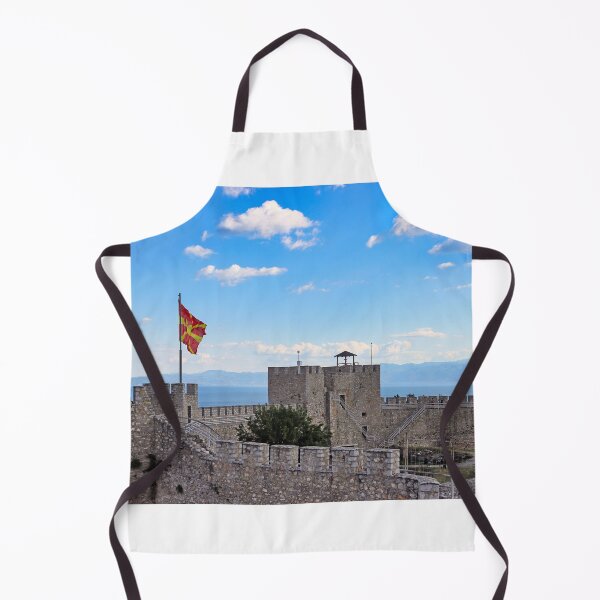 Item preview, Samuel's Fortress with Macedonian flag, Ohrid, North Macedonia designed and sold by goceris.