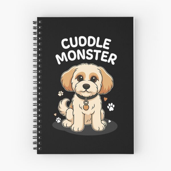 Item preview, Cuddle Monster – Cute Cartoon Dog Lover Design designed and sold by Butter Creative.