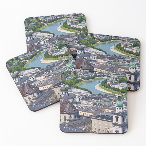 Item preview, Salzburg old town cityscape, view from Hohensalzburg fortress, Austria designed and sold by goceris.