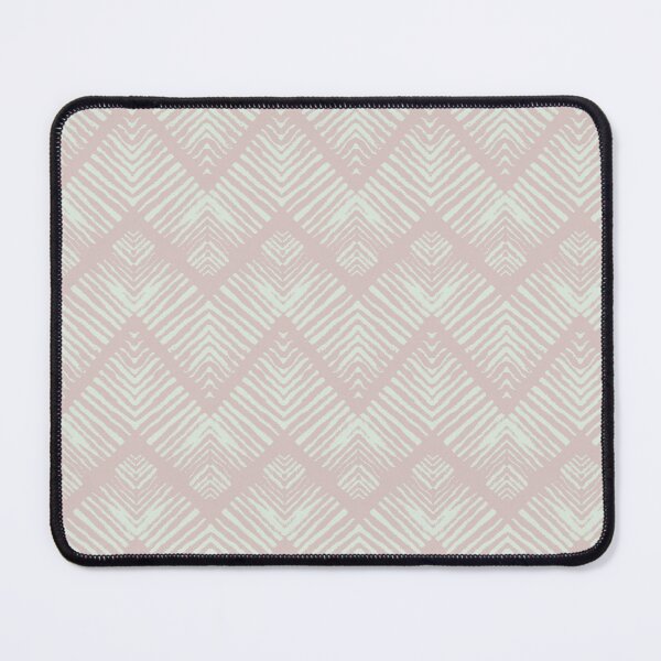 Item preview, zig zag stripes - Feline Frenzy - blush mint designed and sold by Stephanie Fiona Design.