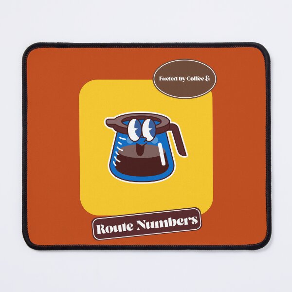 Item preview, Fueled by Coffee & Route Numbers | Funny Bus Driver Design designed and sold by Homelife3.