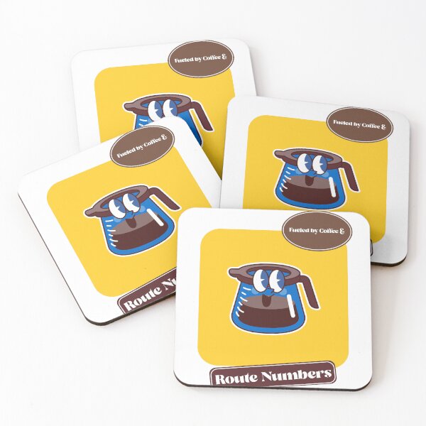 Item preview, Fueled by Coffee & Route Numbers | Funny Bus Driver Design designed and sold by Homelife3.