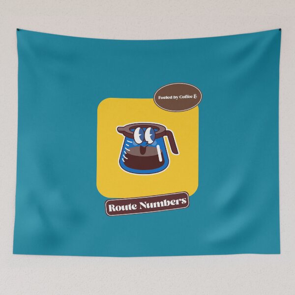 Item preview, Fueled by Coffee & Route Numbers | Funny Bus Driver Design designed and sold by Homelife3.