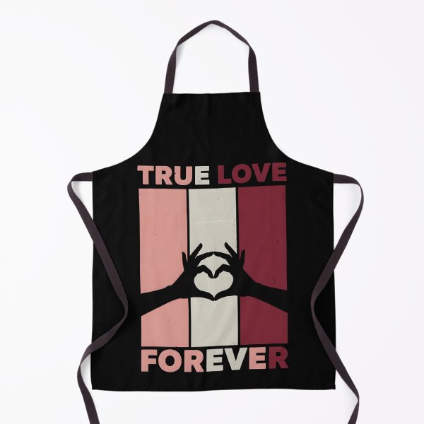 Item preview, True Love Forever Retro 70s Hand Heart Silhouette Art designed and sold by MANA-Goods.