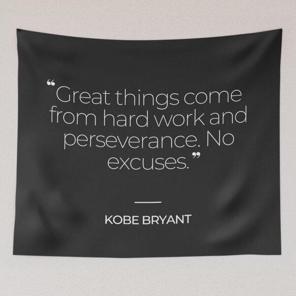 Item preview, Kobe Bryant Famous Quotes designed and sold by TonsPOD.