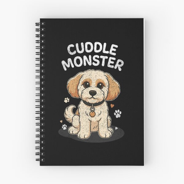 Item preview, Cuddle Monster – Vintage Distressed Style Cute Cartoon Dog Lover Design designed and sold by Butter Creative.