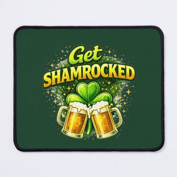 Item preview, Get Shamrocked – Funny St. Patrick's Day Beer Pun designed and sold by PunchDrop.