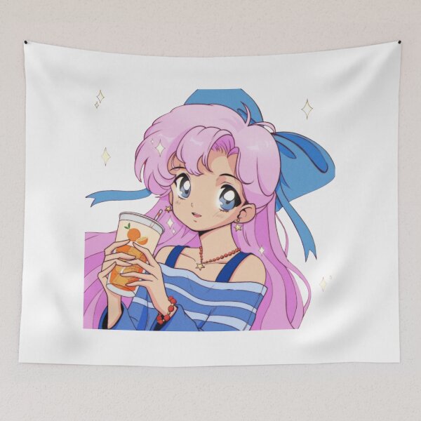 Item preview, Cute Pastel Anime Girl Illustration designed and sold by Silrom.
