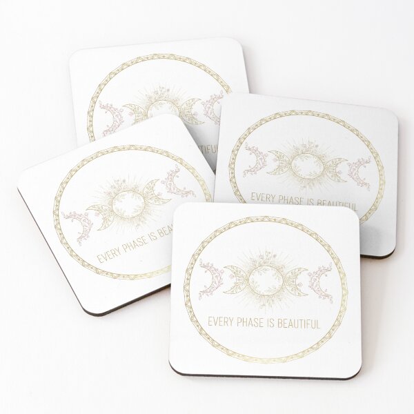 Item preview, Every Phase Is Beautiful - Celestial Moon & Botanical Art designed and sold by Thaliandra.