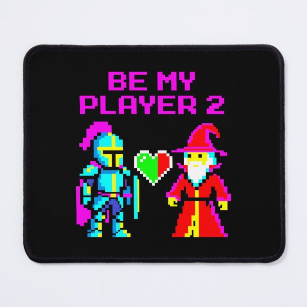 Item preview, Retro Pixel Art Gamer Valentine Player 2 Couple Funny Design designed and sold by ZuToMi.