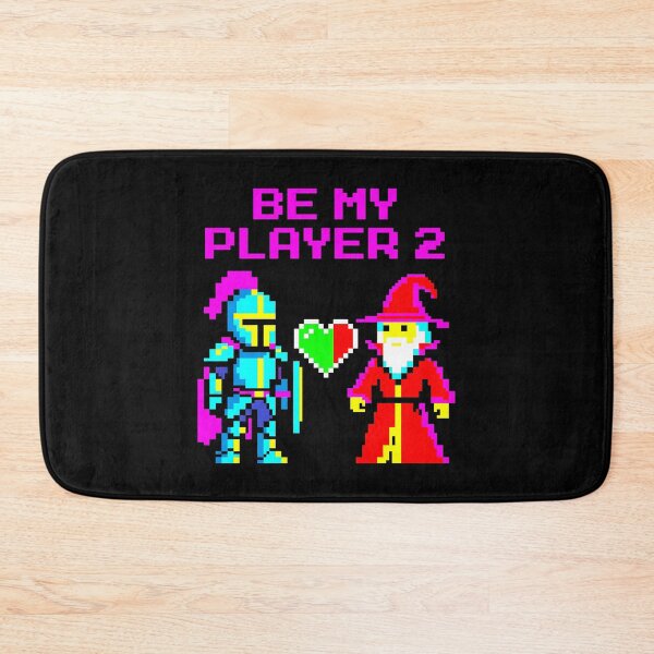 Item preview, Retro Pixel Art Gamer Valentine Player 2 Couple Funny Design designed and sold by ZuToMi.