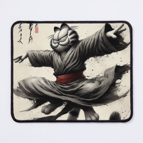 Item preview, “Lasagna Palm Strike & the Ink-Fu Naplord” designed and sold by Print Fiction.