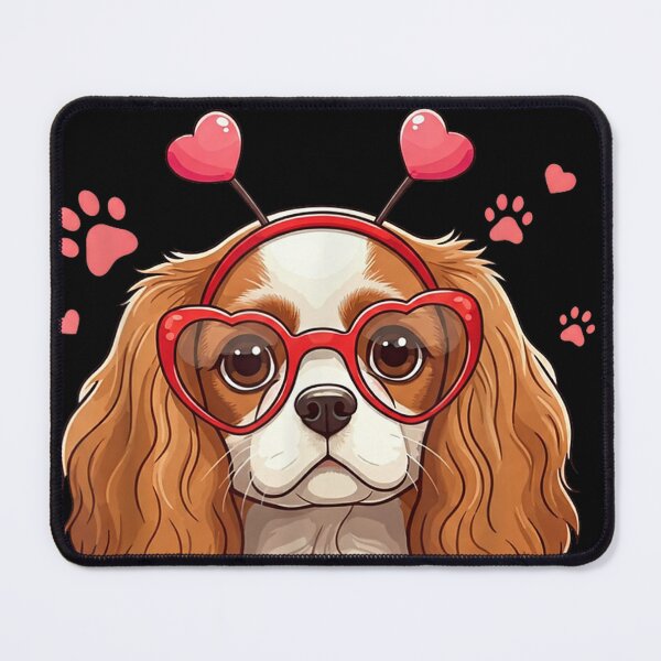 Item preview, Funny Cavalier King Charles Spaniel Heart Headband – Valentine designed and sold by artcultreone.