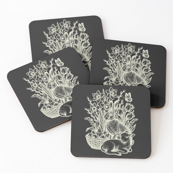 Item preview, Vintage Spring Night - Cream on Dark Aesthetic designed and sold by DigitalGlade.