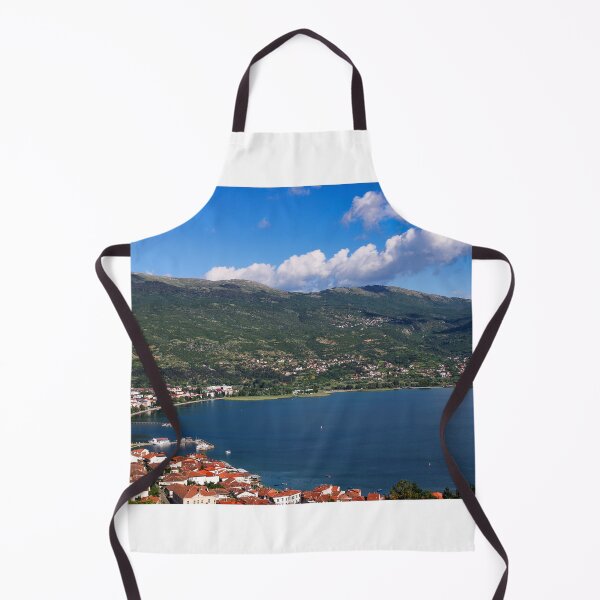 Item preview, Ohrid lake and old town port, summer season, North Macedonia designed and sold by goceris.