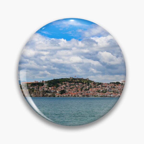 Item preview, Ohrid lake and old town landscape, North Macedonia designed and sold by goceris.