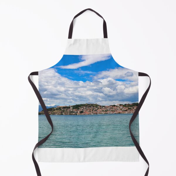 Item preview, Ohrid lake and old town landscape, North Macedonia designed and sold by goceris.