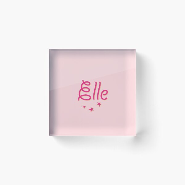 Item preview, My Name is Elle designed and sold by CharlottePlaceArt.