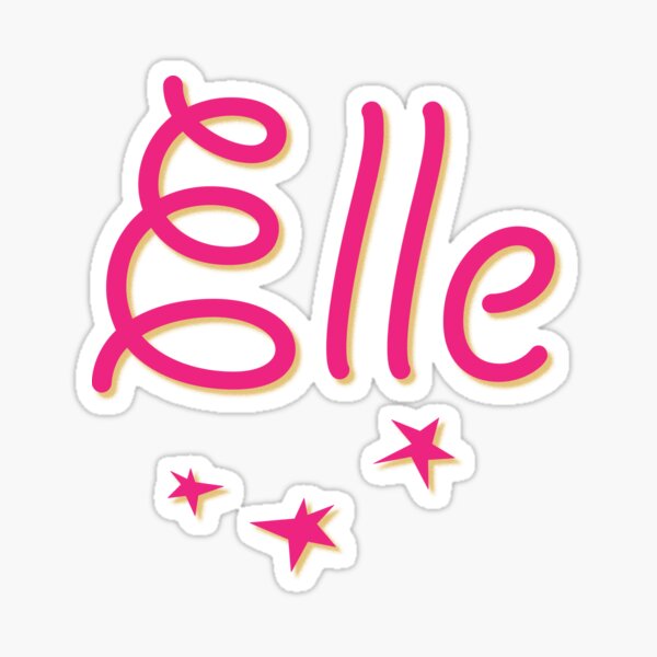 Item preview, My Name is Elle designed and sold by CharlottePlaceArt.