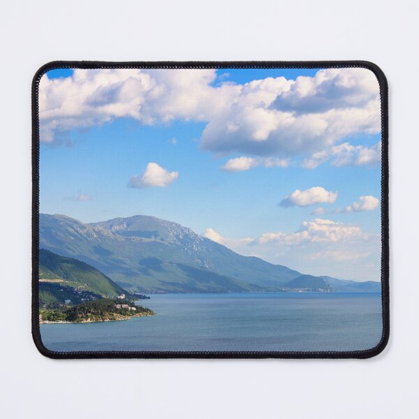 Item preview, Ohrid lake and mountains landscape, summer season, North Macedonia designed and sold by goceris.