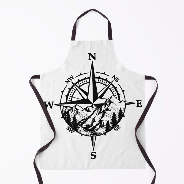 Item preview, Mountain Compass Rose – Adventure Navigation Illustration designed and sold by DariusZD.