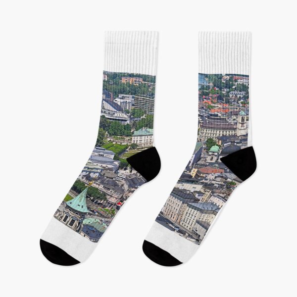 Item preview, Mirabellgarten and old town Salzburg, view from Hohensalzburg fortress, Salzburgerland, Austria designed and sold by goceris.