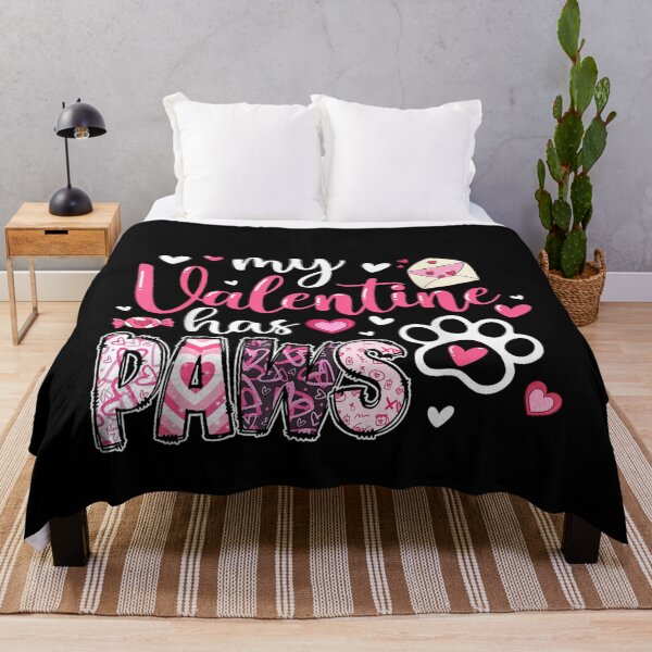 Item preview, Dog Valentine My Valentine Has Paws – Dog Mom Women Girl designed and sold by artcultreone.