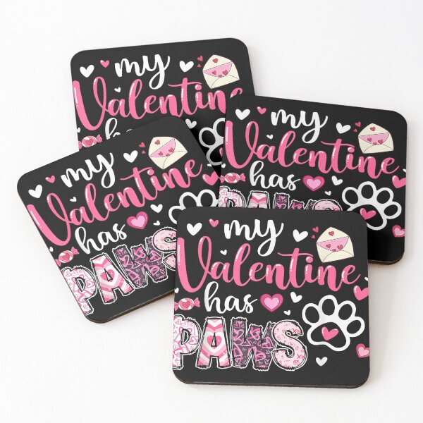 Item preview, Dog Valentine My Valentine Has Paws – Dog Mom Women Girl designed and sold by artcultreone.