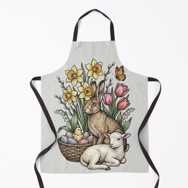 Item preview, Vintage Easter Nature in Color - Hand-Tinted Engraving designed and sold by DigitalGlade.