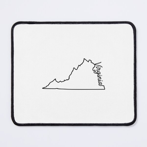 Item preview, Virginia State Outline – Minimal Script Typography Line Art designed and sold by Paper Drip.