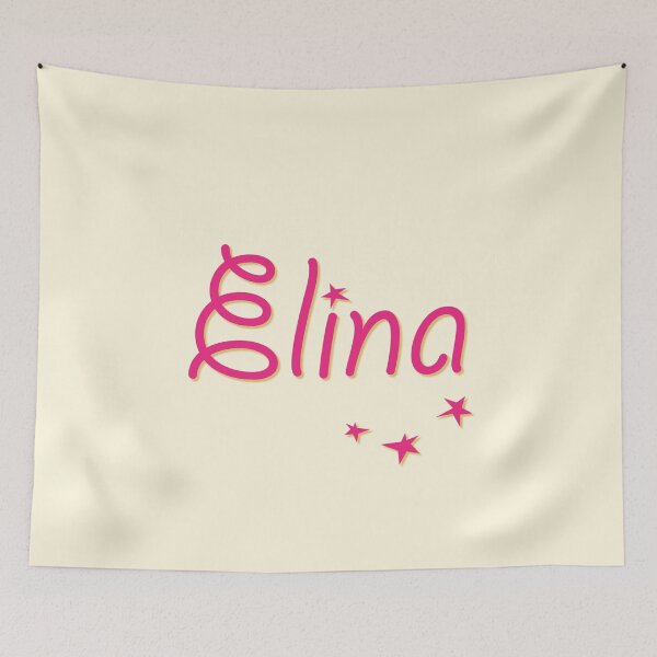 Item preview, My Name is Elina designed and sold by CharlottePlaceArt.