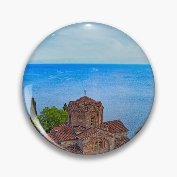 Item preview, Church of St. John at Kaneo, overlooking Lake Ohrid, North Macedonia. UNESCO World heritage designed and sold by goceris.